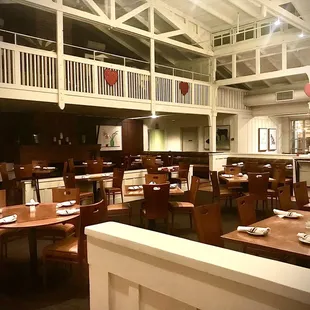Left side of dining area
