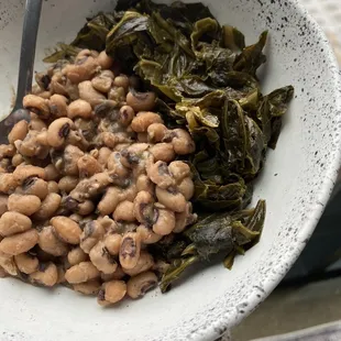 Black Eyed Peas and Collard Greens