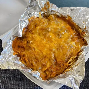 Spaghetti with Meat Sauce: my BF loved this dish. Good flavor and great portion. Lots of cheese and a hint of tanginess.