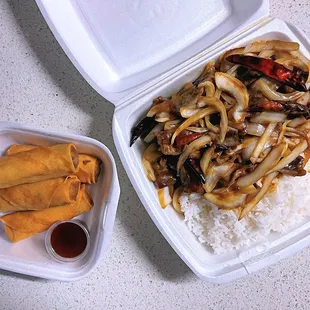 mongolian beef - macau cafe (delivery by doordash) - sacramento