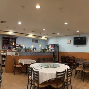 Inside of the restaurant