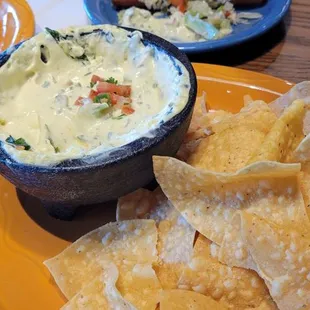 Spinach cheese dip! Tasty!