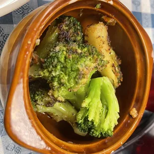 Grilled broccoli