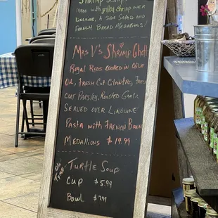 Daily specials