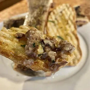 Roasted Bone Marrow bite.