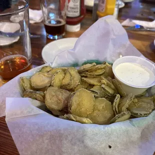 Pickle Chips.  Kind of plain, but good with beer.