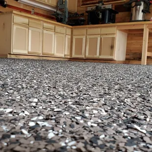Intricate Coatings installed this beautiful epoxy garage floor.