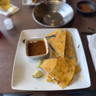 Quesobirria with consumé