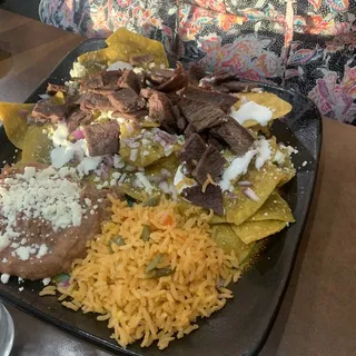 Chilaquiles con Cecina