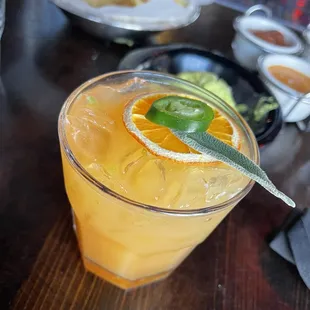 Spicy blood Orange Margarita