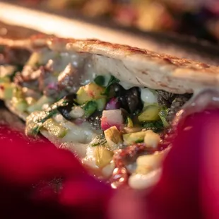 a tasty looking burrito