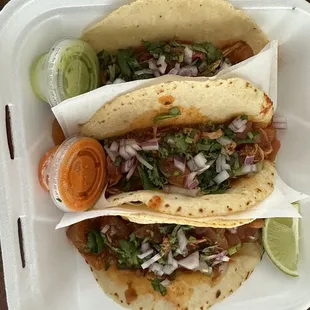 3 Tinga De Pollo Tacos