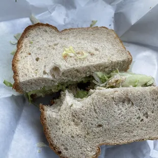 Junk tuna sandwich.