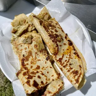 Chicharonne Quesadilla