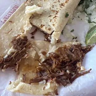 Birria machete ! Dry and poor on meat not worth it