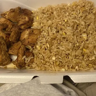 Fried rice with chicken