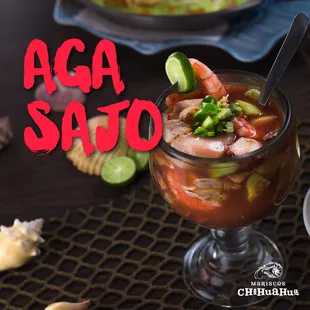 a glass of aga savo