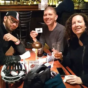 First Pub Quiz w/ King Trivia winners of 2024.