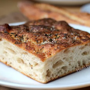 Focaccia ($3) - chewy, slightly sour