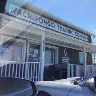 Front of restaurant.