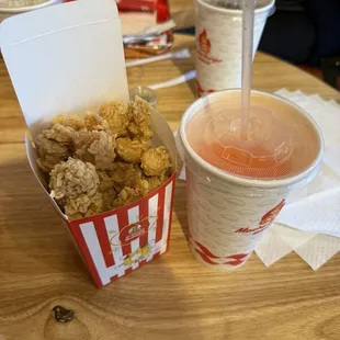 Popcorn Chicken &amp; Soda