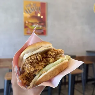 01. Macho Crispy Chicken Sandwich