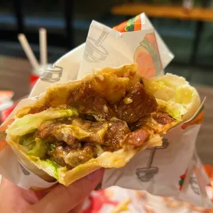 Beef wrap