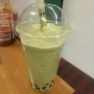Green tea boba