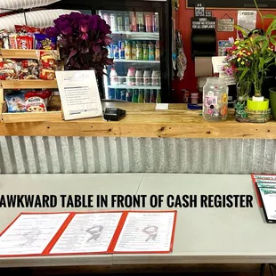 Cash register.