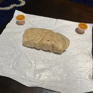 grande burrito with bacon!