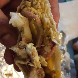 Macho Breakfast Burrito