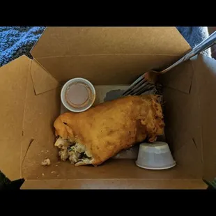 Grilled cheese burrito with chicken