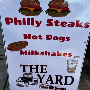 Look for the signs on the corner to guide you to our little spot thats a little tucked away.