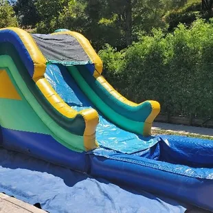 Big combo palms water slide 15x35