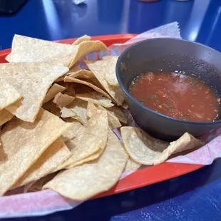Complimentary Chips and Salsa