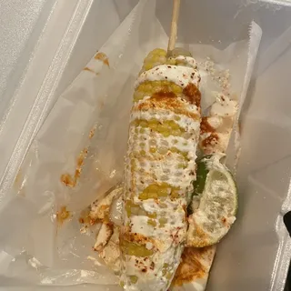 Elotes con Crema