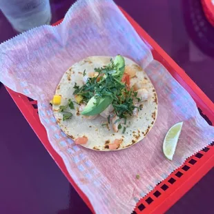 Shrimp tacos