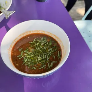 Consume for the birria tacos