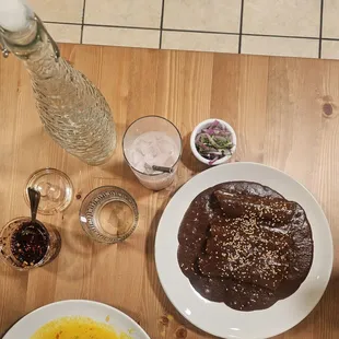 Mole Enchiladas