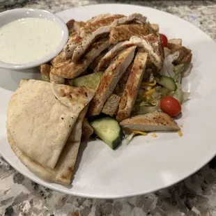 Grilled chicken salad