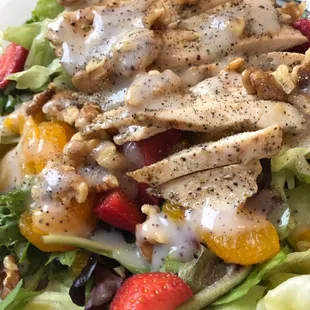 Strawberry chicken salad
