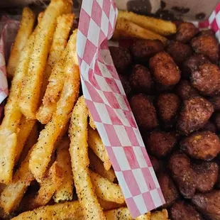 cauli-bites  seasoned fries (packaged to go)