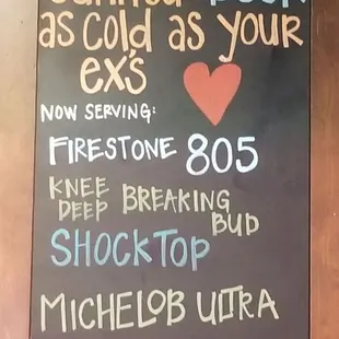 Great service and atmosphere here at the bar. Good sense of humor as well!