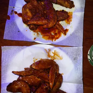 Bloody Mary &amp; Mango Habanero wings - all flats