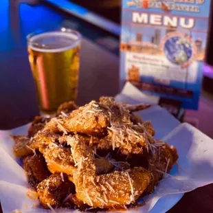 Garlic Parmesan wings