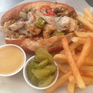 Awesome chicken philly
