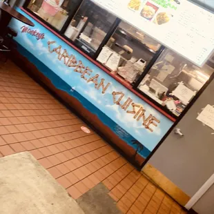 the inside of a restaurant