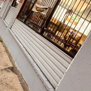 the window of a restaurant