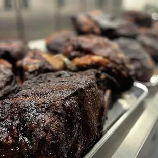 a tray of meat