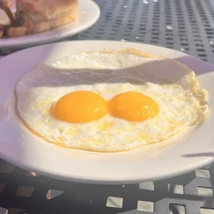 Sunny side up eggs